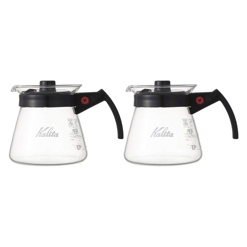 칼리타 300 서버 N 101드리퍼용 & 전자레인지용, 2개, 300ml
