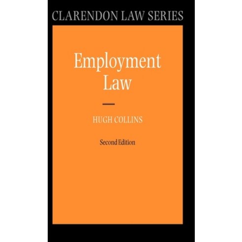 (영문도서) Employment Law Hardcover, OUP Oxford, English, 9780199566549