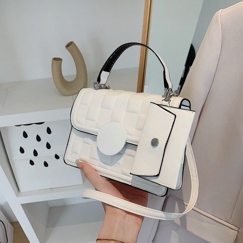 가방 트렌드 패션 심플한 트렌드 여성 가방 크로스백 패션 2022 여름 심플한 가방 숄더 스퀘어 가방
