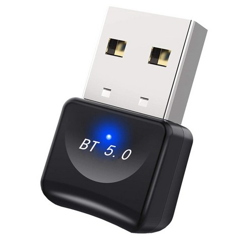 블루투스 오디오 송신기 미니 USB 무선 블루투스 5.0 어댑터 무선 마우스 키보드 등에 적합, {"패션의류/잡화 사이즈":"하나"}, {"색상":"검정"}