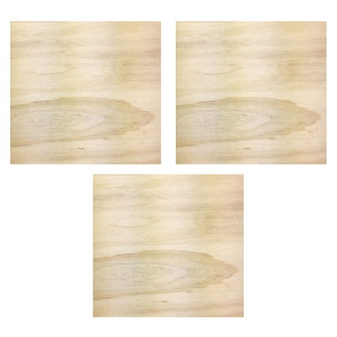 사각나무판, 1세트, 25cm X 25cm 9T 3개입