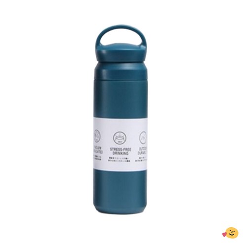윤판장 물이 새지않는 이중 실리콘 패킹 스텐텀블러, 1개, 블루, 500ml