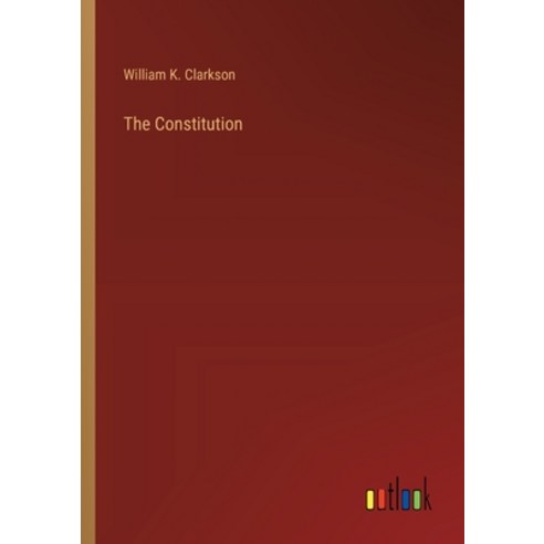 (영문도서) The Constitution Paperback, Outlook Verlag, English, 9783368868161