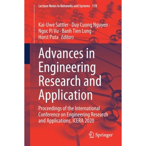 Advances in Engineering Research and Application: Proceedings of the International Conference on Eng... Paperback, Springer, English, 9783030647186
