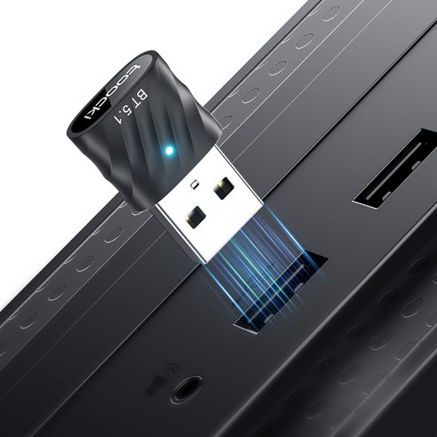 Toocki 블루투스 5.1 USB 동글 어댑터, 블루투스 5.1 지원, USB 동글 어댑터, 로켓직구, 평점 5/5