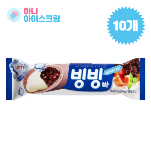 롯데 빙빙바, 8개, 75ml