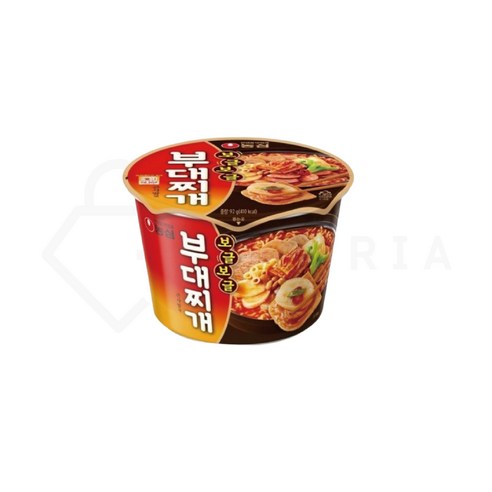 [달콤진] 농심 보글보글 부대찌개컵라면, 12개