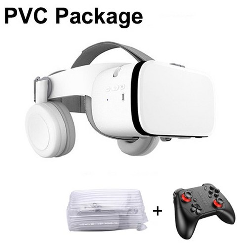 VR 호환 bobo z6 3d 안경 가상 현실 몰입 형 헤드셋 무선 스마트 폰 마분지, 협력사, 모큐트 053과 함께