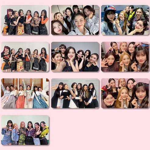 스테이씨 (STAYC) 굿즈 STEREOTYPE 엘범 굿즈 포토카드 활동 셀카 카드 10장 10종 세트 모음, 단체 10장 1