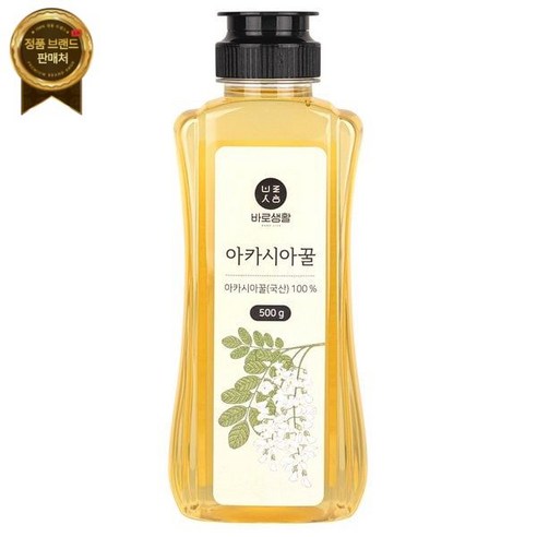 바로생활 아카시아꿀, 1개, 500g