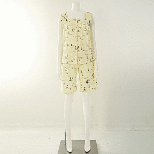 여름밤, 사랑을 속삭이는 로맨틱 커플 파자마