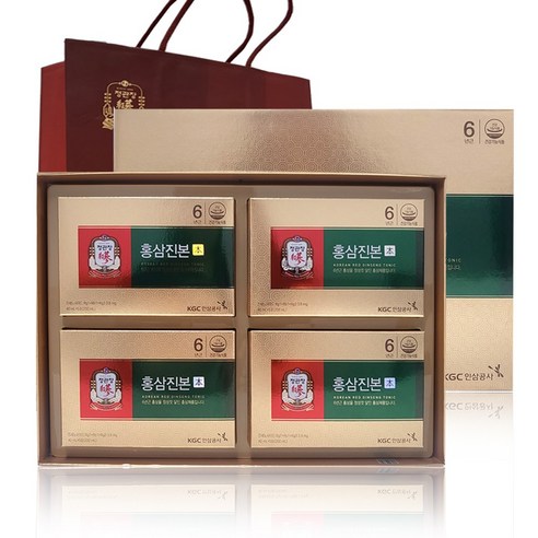 올따옴 정관장 6년근 홍삼진본 파우치 (쇼핑백 포함), 3.2L, 1세트