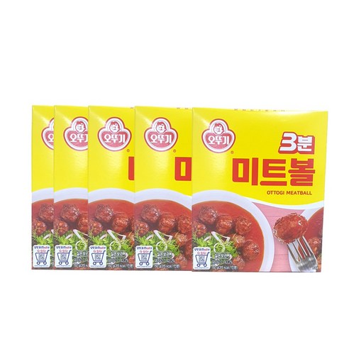 <올따옴> 오뚜기 3분 미트볼 150g x 5입, 5개