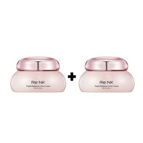 리엔케이 트리플 래디언스 컬러 크림 45ml SPF30 2개 re 헤라썬크림