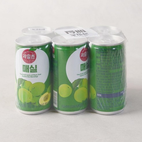 과일촌 매실 드링크 175ml x 30캔 병문안선물 초록매실 매실청, 30개