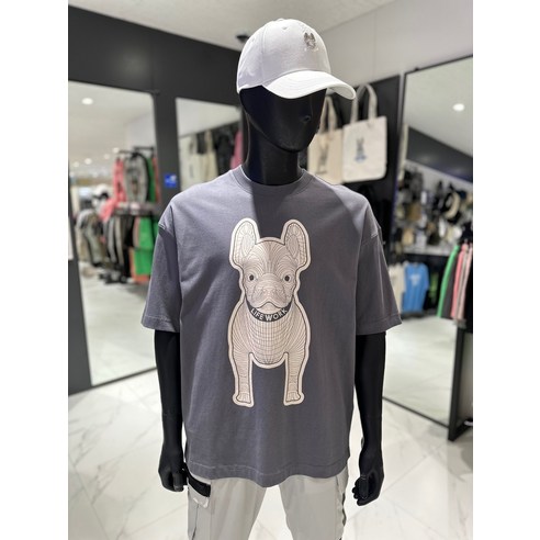 라이프워크 남여공용) 실켓 라독 반팔 티셔츠 LW235TS982 33 GREY(199976 )