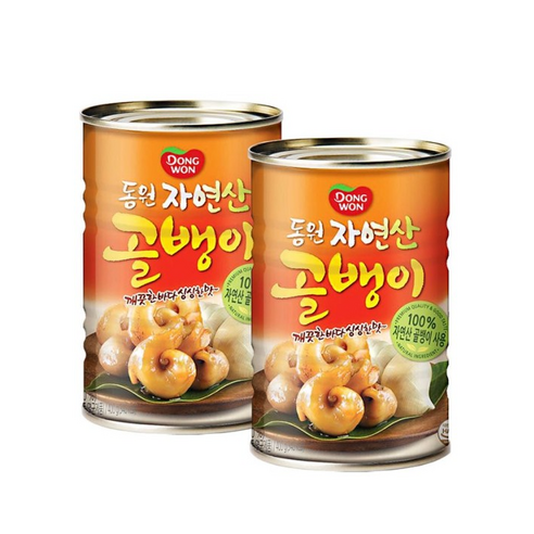 동원 자연산 골뱅이, 400g, 2개