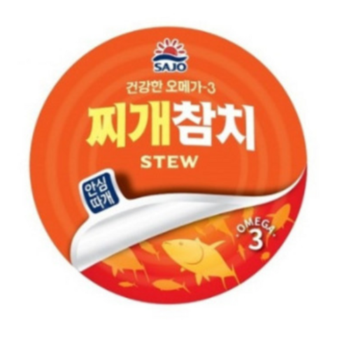 참치캔  사조 안심 찌개전용참치, 150g, 14개