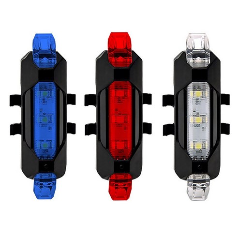 EL-918 자전거 후미등 USB 충전, 각 1개 / 총 3개, 1세트