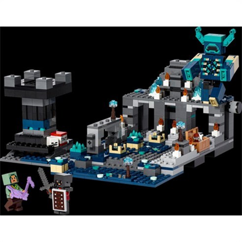 레고 마인크래프트 21246 깊고 어두운 전장은 어린이들을 위한 인기있는 레고 세트입니다.