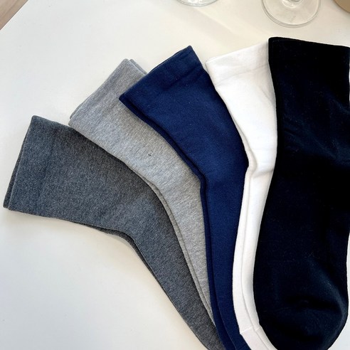 발목 조임 없이 편안한, 국산 남성 무압박 당뇨 양말 5켤레