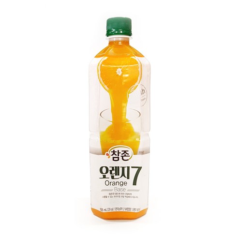 참존 과일베이스 오렌지7 835ml / 5배희석음료 뷔페음료 슬러쉬원액 칵테일시럽 과일시럽 대만빙수시럽 일본빙수시럽, 12개 Best Top5