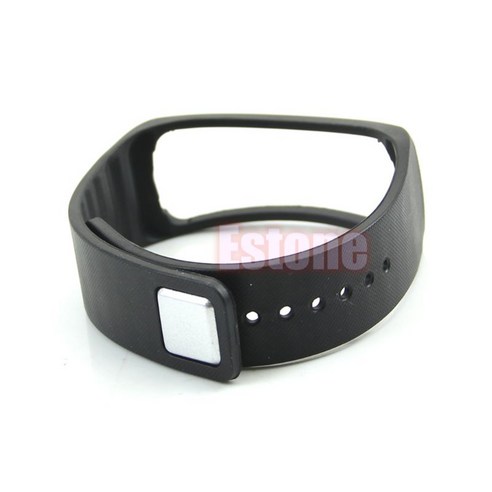 Samsung Galaxy Gear R350 피트니스 시계를위한 교체 손목 밴드 걸쇠 팔찌, 검은 색
