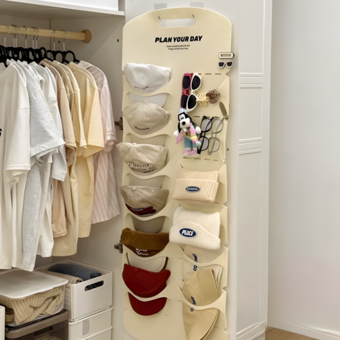 BDYP 모자 수납 걸이 다용도 정리함, 실용성과 세련미를 갖춘 정리 솔루션 모자걸이