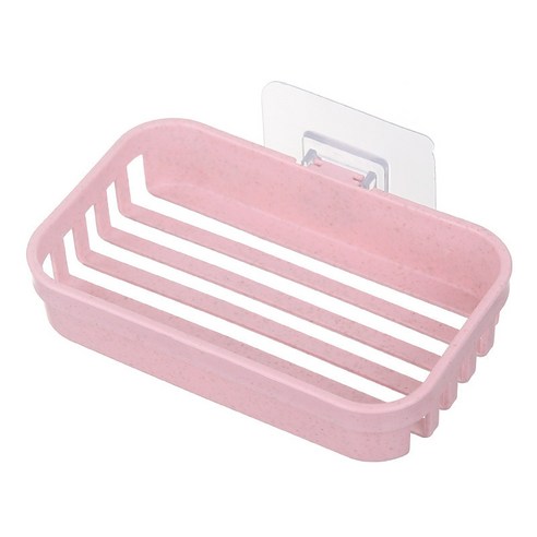 비누 박스 창의 펀치 면제 벽걸이 비누 접시 욕실 플라스틱 간략 빨판 아스팔트 비누 박스, 투명색
