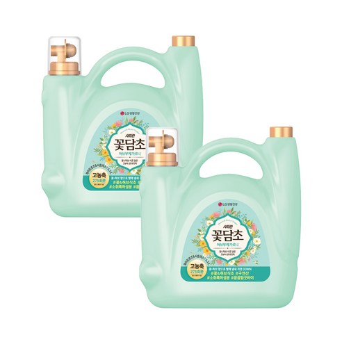 샤프란 꽃담초 부케가르니 화이트로즈5.5L용기, 5.5L, 5.5L X 2개입