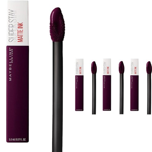 메이블린 뉴욕 슈퍼 스테이 립 잉크 5ml, 045 Escapist, 4개