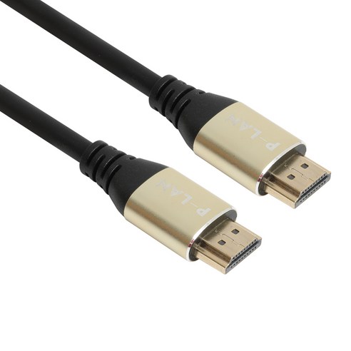 P-LAN 파워랜 PL008 HDMI v2.0 메탈 케이블 10m PL-HDMI20-100E AV케이블, 1m, 1개