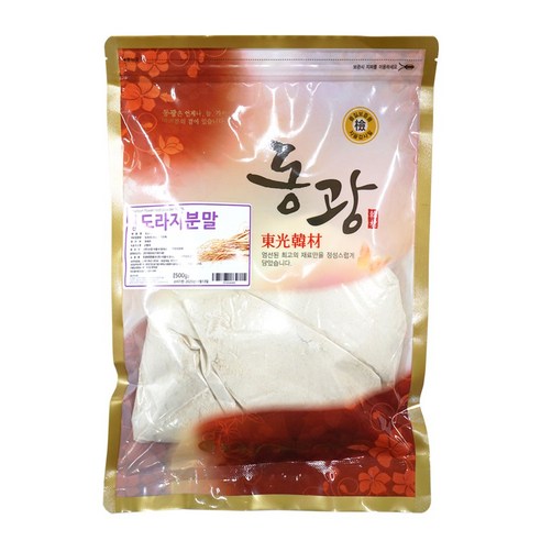 [동광한방몰] 도라지-(분말)/국내산 500g, 1개