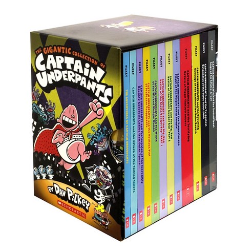 동방북스 (영어원서) Captain Underpants Gigantic Collection 12 Books (Paperback 12권)