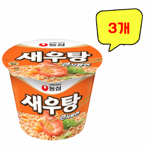 농심 새우탕 큰사발면 115g