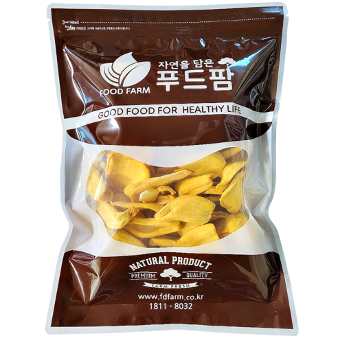 푸드팜 무설탕 잭푸르트칩, 1개, 300g