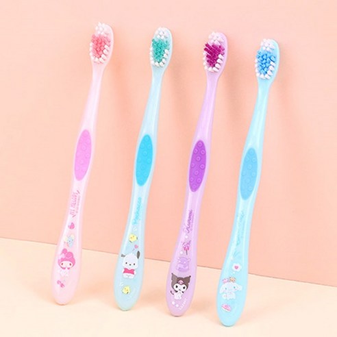 릴팡 산리오더블 논슬립 컬러 칫솔 4p세트 4개