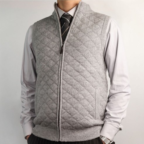 일꼬르소(IL Corso) 100% 울 베스트(Wool Vest) 남성 조끼 정장 캐주얼 패딩 LF