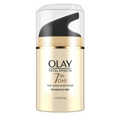 Olay 토탈 이펙트 7in1 안티-에이징 모이스처라이저 프래그런스-프리, 50ml, 1개