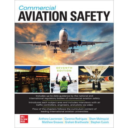 (영문도서) Commercial Aviation Safety Seventh Edition Hardcover, McGraw-Hill Companies, English, 9781264278701
