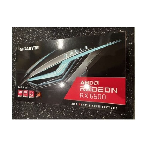 기가바이트 라데온 GV-R66EAGLE-8GD 8GB GDDR6 그래픽 카드