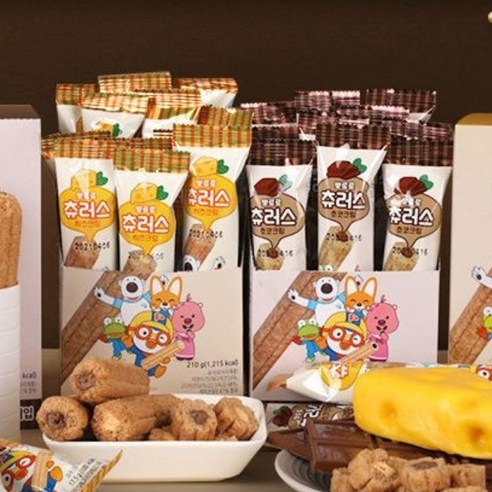 향긋한 상상력을 자극하는 달콤한 즐거움, 뽀로로 츄러스 치즈크림 & 초코크림 콤보! 까요까요초코 향긋한 상상력을 자극하는 달콤한 즐거움, 뽀로로 츄러스 치즈크림 & 초코크림 콤보! 까요까요초코