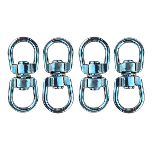 Ursmart 행잉 바스켓 스피너 4개 세트 마크라메 윈드삭 차임 새 피더 교수형, 4.9x2x1.2cm, 블루, 금속