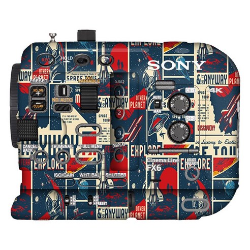 소니 FX6 Sony FX6 카메라 바디 스킨 3M 프로텍터 필름 패션 클래식 랩 스킨 데칼 커버 케이스, 옵션02