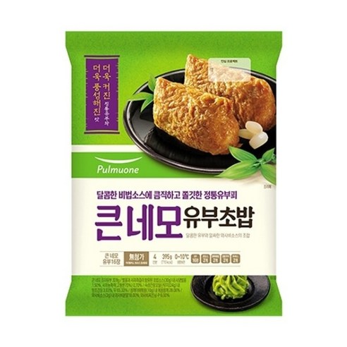 [풀무원] 큰 네모유부 (395gX3개), 395g, 3개