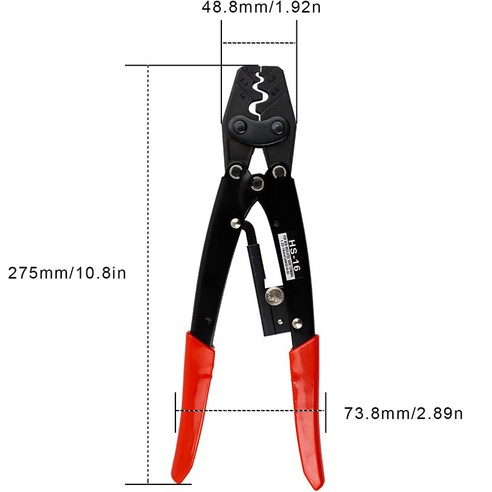 SHENGYIG 고급 터미널 압착기 HS-16, 1.5-16mm2, 1개