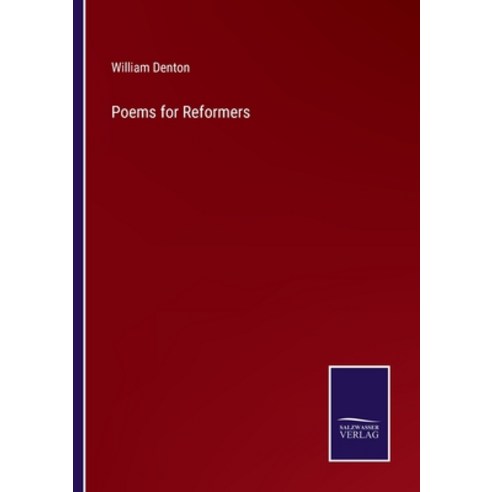 (영문도서) Poems for Reformers Paperback, Salzwasser-Verlag, English, 9783375141424