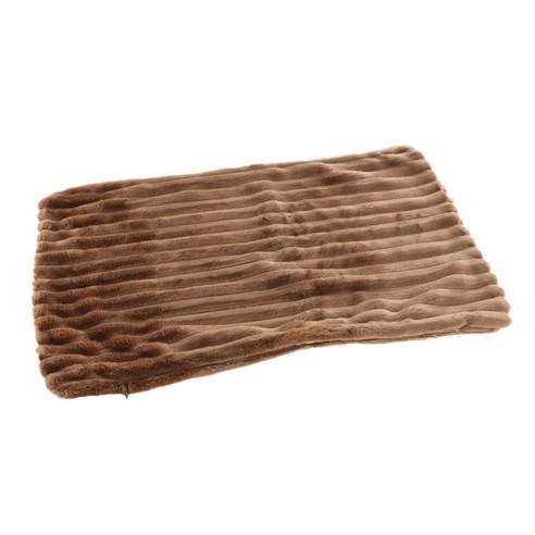 실내 소파를 위한 줄무늬 플란넬 던짐 베갯잇 장식적인 방석 덮개, 브라운 38x60cm, 설명