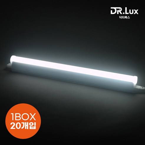 닥터룩스 간접조명 LED T5 5w 300mm, 주광색, 20개