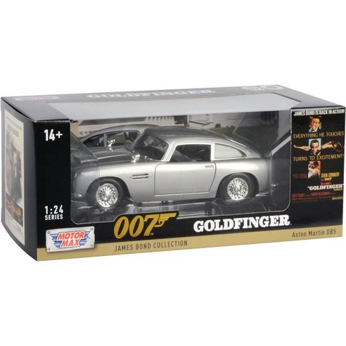 OPO 10 - 1/24 Scale 미니어쳐 호환가능 Aston Martin DB5 James Bond Collection Goldfinger - Motormax 79857